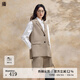 播西裝馬甲女商場同款2024新款疊穿坎肩外套上衣BDR2MD0761 G20象灰 M