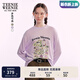 Teenie Weenie小熊長(zhǎng)袖T恤女2025年夏季新款甜美清新田園印花T恤打底衫女 淺紫色 XS