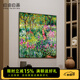 自油自畫(huà)數字油畫(huà)diy填色畫(huà)客廳三拼裝飾畫(huà)手工手繪diy油彩畫(huà)梵高世界名畫(huà) 吉維尼的鳶尾花田【90cm*90cm】