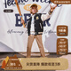 Teenie Weenie Kids小熊童裝25年款新款男童運(yùn)動(dòng)學(xué)院風(fēng)棒球服外套 藏青色 160 cm