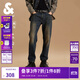 杰克·瓊斯（JACK&JONES）男裝秋季潮酷長(cháng)褲子百搭舒適貓須高彈903直筒牛仔褲男抑菌面料 151中牛仔藍 第一批 31 175 W31/L30