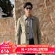 雅戈爾（YOUNGOR）風(fēng)衣男翻領(lǐng)單風(fēng)衣錦綸耐穿舒適透氣男士上衣外套 卡其 XL 180/100A