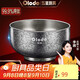 歐樂(lè )多（Olodo）德國純鈦碗家用兒童飯碗成人湯碗食品級環(huán)保金屬碗防燙防摔碗鐵碗 99.9%真鈦雙層【鈦銀色】380ML