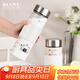 半物生活刻度牛奶杯高硼硅玻璃杯豆?jié){杯外帶上班杯子便攜水瓶牛奶瓶酸奶瓶