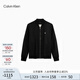 Calvin KleinJeans25春夏男士休閑經(jīng)典挺括ck棒球領(lǐng)飛行員夾克外套4RAB500 UB1-太空黑 XL