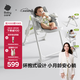 babycare寶寶餐椅6個(gè)月以上吃飯可折疊兒童座椅可移動(dòng)?jì)雰撼砷L(zhǎng)椅 貝殼白