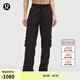 lululemon丨Dance Studio 女士寬松剪裁中腰工裝褲 拒水 LW5GOEA 黑色 M