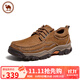駱駝 休閑運動(dòng)男鞋復古牛皮工裝鞋厚底時(shí)尚百搭 P14A307615 駝色 41 