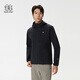 KOLON SPORT可隆軟殼衣防風(fēng)透濕GTX WINDSTOPPER男士抓絨連帽夾克