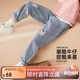 ASK JUNIOR女童褲子2025秋季兒童時(shí)尚刮破牛仔長(cháng)褲 藍色 130