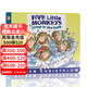 五只猴子在浴缸里跳 Five Little Monkeys Jump in the Bath 英文原版繪本 撕不爛紙板書 幼兒童英語啟蒙圖畫故事書 親子讀物