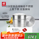 雙立人（ZWILLING）蒸鍋二層不銹鋼湯鍋蒸籠蒸格燃氣灶可用蒸煮鍋蒸魚鍋大容量28cm