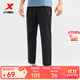 特步門(mén)店同款運動(dòng)褲夏裝休閑褲吸濕速干褲透氣九分褲976229690304 正黑色 M