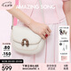 Amazing Song乙頌[七夕禮物]明星同款栗子包小號(hào)單肩斜挎包女包高級(jí)感馬鞍包