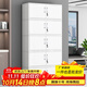常晟（CHANGSHENG） 文件柜辦公室柜鋼制鐵皮柜資料柜檔案存放柜財務(wù)室文件柜帶鎖 分五節檔案柜 經(jīng)濟款