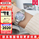 西鐵城（CITIZEN）女表光動(dòng)能小鈴花貝母盤(pán)鑲鉆女表時(shí)尚休閑女士手表送女友禮物 EP5991-57D