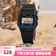 卡西歐手表 時(shí)尚簡(jiǎn)約復古小方塊 潮流運動(dòng)百搭電子表學(xué)生表考試表 F-91W-1 店長(cháng)推薦