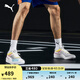彪馬（PUMA）哈利伯頓同款緩震透氣實戰(zhàn)籃球鞋男女CLYDEALL-PRO194039 白-島嶼藍(lán)-01 42.5