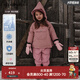 Teenie Weenie Kids小熊童裝24秋男女寶寶休閑刺繡連帽三防羽絨服 粉色 120 cm