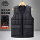 老爺車(chē)（LAOYECHE）中老年人爸爸羽絨棉馬甲男冬季加棉厚款保暖背心中年男士馬夾坎肩