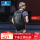 EAGLE CREEK防水輕便雙肩包男大容量書(shū)包休閑背包通勤17.3英寸電腦包男士 黑色