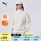 彪馬（PUMA）加絨保暖針織衛(wèi)衣套頭衫男女半拉鏈立領(lǐng)運(yùn)動(dòng)上衣632293 雪白色-87 XS (165/88A)