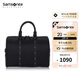 新秀麗（Samsonite）休閑女士手提包包女包單肩斜挎包QV2黑色送女友禮物