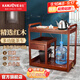 金灶（KAMJOVE） 多功能組合式木雕移動(dòng)茶車(chē)茶盤(pán) 整套茶具套裝全自動(dòng)上水電熱水壺 KW-6000配套泡茶壺H-K9 1個(gè)