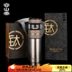 容山堂純鈦保溫杯茶水分離杯溫度顯示泡茶杯便攜泡茶杯禮物伴手禮 純鈦溫度顯示旋轉(zhuǎn)杯-冰晶原色