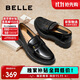 百麗舒適通勤樂(lè )福2025新休閑百搭女鞋B2561AA5 黑色 38