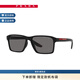 PRADA LINEA ROSSA/普拉達太陽眼鏡運動偏光墨鏡0PS 05YSF 黑色鏡腿/深灰偏光DG002G 58