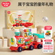 匯樂(lè )玩具小火車(chē)香蕉車(chē)兒童玩具車(chē)1-3歲嬰兒玩具寶寶學(xué)步車(chē)周歲生日禮物 紅色火車(chē)