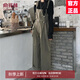 俞兆林（YUZHAOLIN）工裝吊帶背帶九分休閑褲女2025春秋季新款時尚女裝寬松闊腿直筒褲 圖片色 背帶褲 M 建議95-110斤