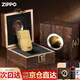 ZIPPO打火機之寶原裝 招財三面貔貅 煤油防風(fēng) 情人節生日禮物送男友 古銅三面貔貅（禮盒套裝Y）