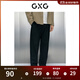GXG男裝 多色通勤風(fēng)小腳長(cháng)褲 2023年冬季新款GEX10229284 黑色 L