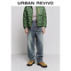 UR秋季新款男裝潮流水洗抽繩超寬松牛仔長(cháng)褲UUV850036 灰藍 (褲頭偏大) 31