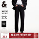 杰克·瓊斯（JACK&JONES） 彈力寬松直筒潮流雙臀兜設計百搭舒適牛仔褲男裝225132021
