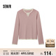 森馬（Semir）森馬毛衣女短款假兩件含羊毛針織衫24冬新款保暖內搭109724107015