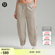 lululemon丨Loungeful 女士超寬松款高腰中長運(yùn)動褲 LW6CI7S 河石色 M /8