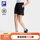 FILA斐樂(lè)官方女士梭織五分褲2025夏季健身運(yùn)動(dòng)涼感寬松短褲