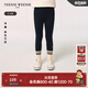 Teenie Weenie Kids小熊童裝25夏季新款女童百搭撞色印花打底褲 藏青色 150