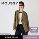 moussy 新品氣質(zhì)日雜風(fēng)后背不規(guī)則西裝外套028HSZ30-0461 060棕色 均碼