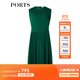 PORTS寶姿春夏新品女裝優(yōu)雅無(wú)袖連衣裙LM8D172KCP002 SYCAMORE XS (2)