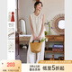 梵希蔓時(shí)尚氣質(zhì)套裝女2025年夏季新款設計感無(wú)袖馬甲闊腿褲兩件套 A0820 燕麥色 M
