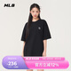 MLB短袖男女情侶T恤運(yùn)動(dòng)休閑t恤純色時(shí)尚百搭3ATSB5053-50BKS-XL
