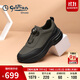 金利來(lái)（Goldlion）男鞋氣墊大底舒適耐磨旋轉扣休閑鞋G550430349RAE灰黑41