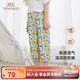 英氏（YEEHOO）童裝兒童褲子防蚊褲夏季男女童長(cháng)褲戶(hù)外休閑舒適束腳褲