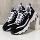 斯凱奇（Skechers）熊貓鞋男 時尚潮流厚底老爹鞋舒適透氣運動休閑鞋子 41