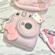 君禾雅原裝寶麗來(lái)Mini12相機保護套富士純色防摔軟硅膠化妝包裝飾配件 【粉粉】kitty保護殼 -無(wú)掛繩(不含相機)