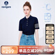 Navigare意大利小帆船女士POLO領(lǐng)休閑涼感短袖翻領(lǐng)T恤2325524508 藍 M 